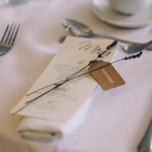 Black Barn table setting